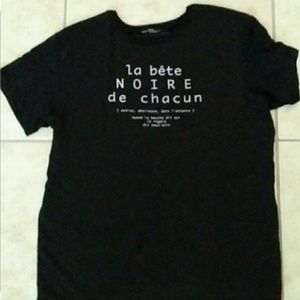 Zara French lettering shirt